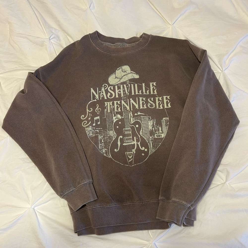 Nashville Tennessee Brown Sweater